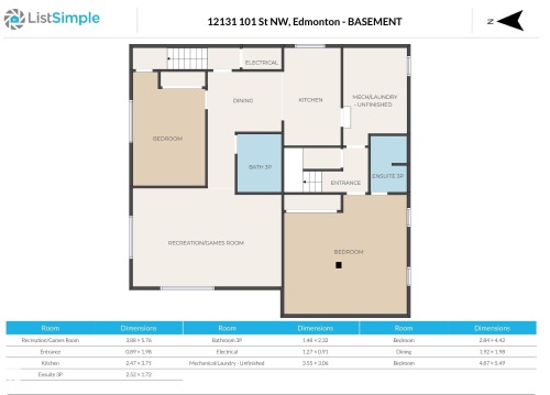 Floor plan - 12131 101 Street Nw, Edmonton, AB - Other