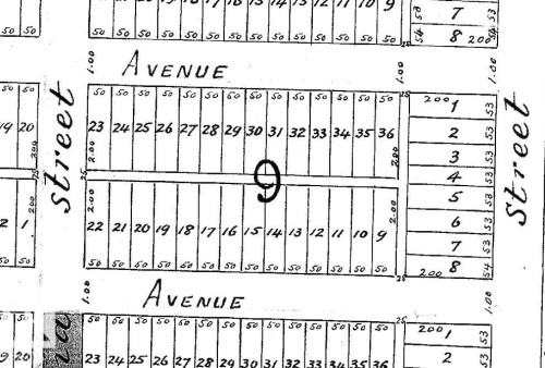 Plat Map. Illustrating the division of land into surveyed lots and streets for the property - 10643 66 Avenue, Edmonton, AB - Other