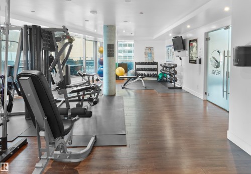 502 11969 Jasper Avenue, Edmonton, AB - Indoor Photo Showing Gym Room