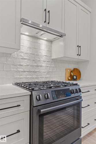 157 Redwing Wynd, St. Albert, AB - Indoor Photo Showing Kitchen With Upgraded Kitchen