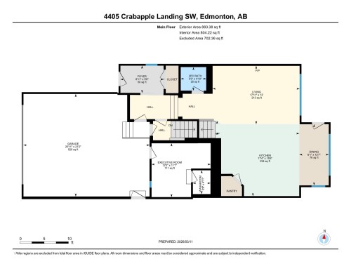 Floor plan - 4405 Crabapple Landing Landing, Edmonton, AB - Other