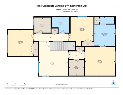 Floor plan - 4405 Crabapple Landing Landing, Edmonton, AB - Other