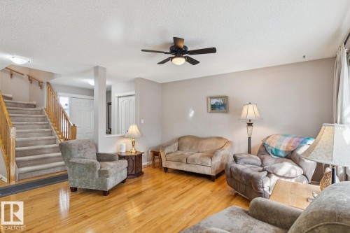 8761 5 Avenue, Edmonton, AB - Indoor Photo Showing Living Room