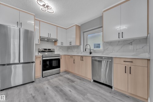 3623 24 Avenue, Edmonton, AB - Indoor Photo Showing Kitchen