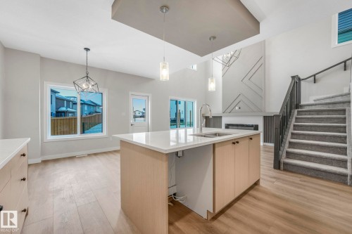 8 Dalquist Bay, Leduc, AB - Indoor Photo Showing Kitchen With Double Sink