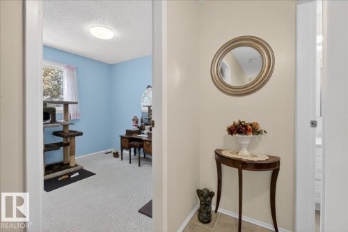 The property features a bright room with light blue walls and a window - 2 Mcleod Place, Edmonton, AB - Indoor Photo Showing Other Room