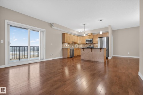 408 10530 56 Avenue, Edmonton, AB - Indoor Photo Showing Kitchen With Upgraded Kitchen