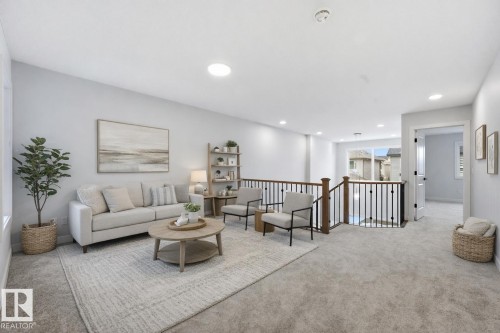 Virtually staged - 3230 Dixon Way, Edmonton, AB - Indoor Photo Showing Other Room