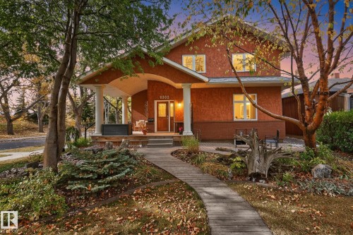 9302 93 Street, Edmonton, AB - Outdoor With Deck Patio Veranda