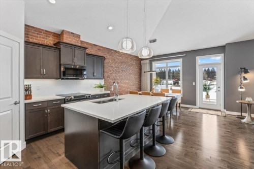 23 50 Legacy Terrace, St. Albert, AB - Indoor Photo Showing Kitchen With Double Sink With Upgraded Kitchen