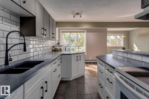 209 11033 127 Street, Edmonton, AB - Indoor Photo Showing Kitchen With Double Sink