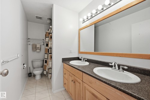 5 piece bathroom located upstairs. - 221 Callingwood Place, Edmonton, AB - Indoor Photo Showing Bathroom