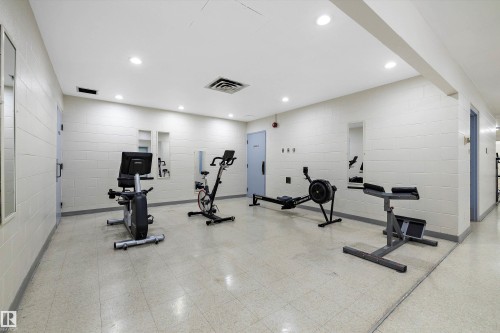 1405 10149 Saskatchewan Drive, Edmonton, AB - Indoor Photo Showing Gym Room