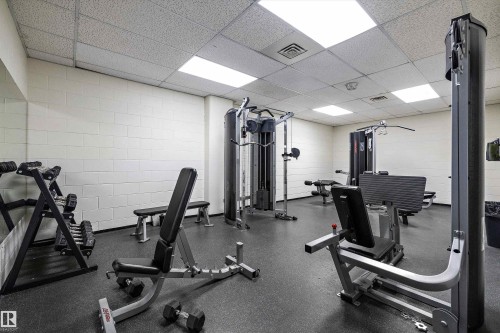 1405 10149 Saskatchewan Drive, Edmonton, AB - Indoor Photo Showing Gym Room