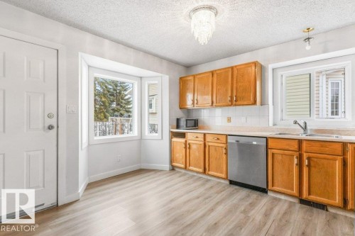 3132 49A Street, Edmonton, AB - Indoor Photo Showing Kitchen With Double Sink