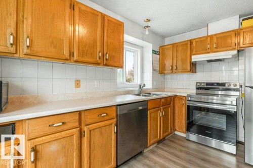 3132 49A Street, Edmonton, AB - Indoor Photo Showing Kitchen With Double Sink