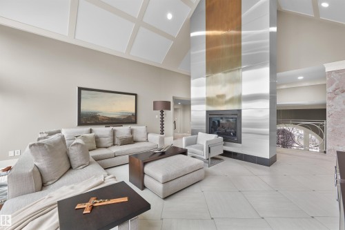 16 Windermere Drive, Edmonton, AB - Indoor With Fireplace