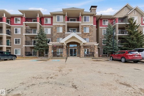 352 2096 Blackmud Creek Drive, Edmonton, AB - Outdoor With Balcony With Facade