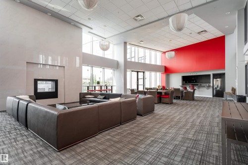 224 5151 Windermere Boulevard, Edmonton, AB - Indoor With Fireplace