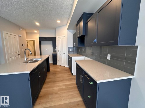 3016 9 Street, Edmonton, AB - Indoor Photo Showing Kitchen With Double Sink