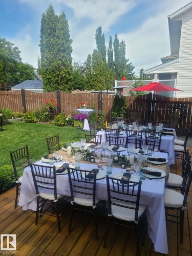 9 Deslauriers Crescent, St. Albert, AB - Outdoor With Deck Patio Veranda With Backyard