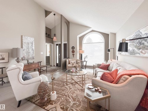 9 Deslauriers Crescent, St. Albert, AB - Indoor Photo Showing Living Room