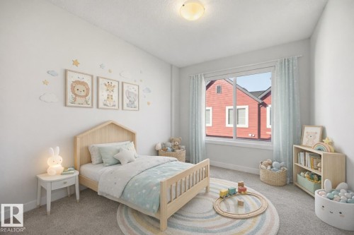 Virtually staged - 85 1010 Rabbit Hill Road, Edmonton, AB - Indoor Photo Showing Bedroom