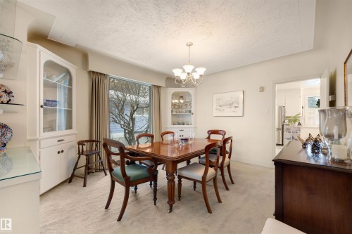 13882 Ravine Drive, Edmonton, AB - Indoor Photo Showing Dining Room