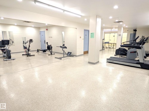 1307 10149 Saskatchewan Drive, Edmonton, AB - Indoor Photo Showing Gym Room