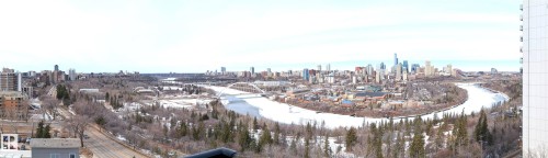 1307 10149 Saskatchewan Drive, Edmonton, AB - Outdoor With View
