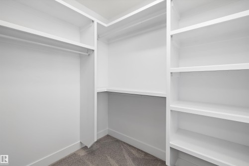 Primary bedroom walk in closet - 8319 81Ave, Edmonton, AB - Indoor With Storage