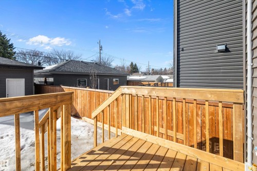 8319 81Ave, Edmonton, AB - Outdoor With Deck Patio Veranda With Exterior