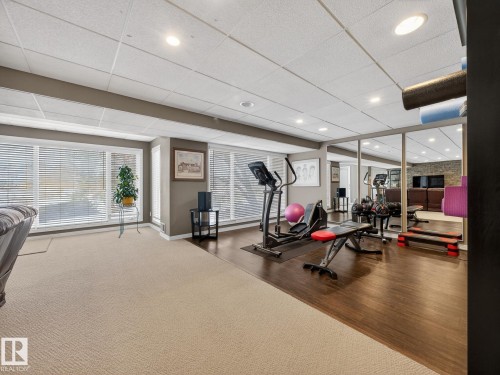 116 Twin Brooks Cove, Edmonton, AB - Indoor Photo Showing Gym Room