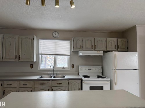 4847 50 Avenue, Sangudo, AB - Indoor Photo Showing Kitchen With Double Sink