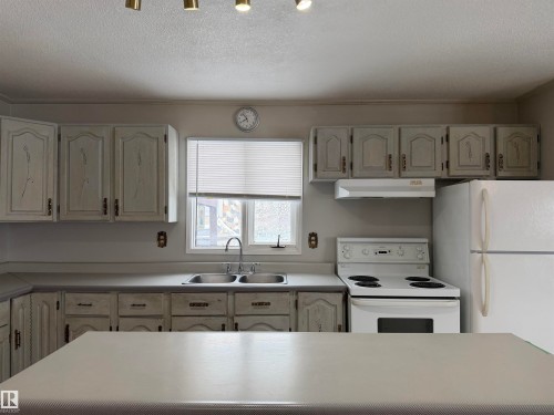 4847 50 Avenue, Sangudo, AB - Indoor Photo Showing Kitchen With Double Sink