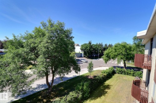View of green lawn with a balcony - 304 11907 81 Street, Edmonton, AB - Outdoor