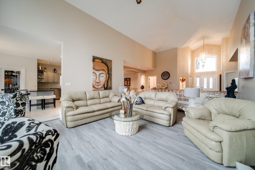 242 Running Creek Lane, Edmonton, AB - Indoor Photo Showing Living Room