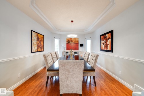 242 Running Creek Lane, Edmonton, AB - Indoor Photo Showing Dining Room