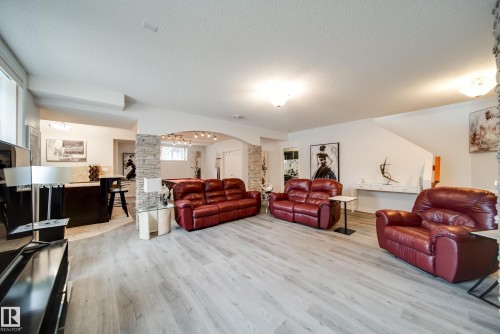 242 Running Creek Lane, Edmonton, AB - Indoor Photo Showing Living Room