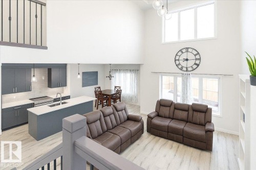 1035 Berg Place, Leduc, AB - Indoor Photo Showing Living Room