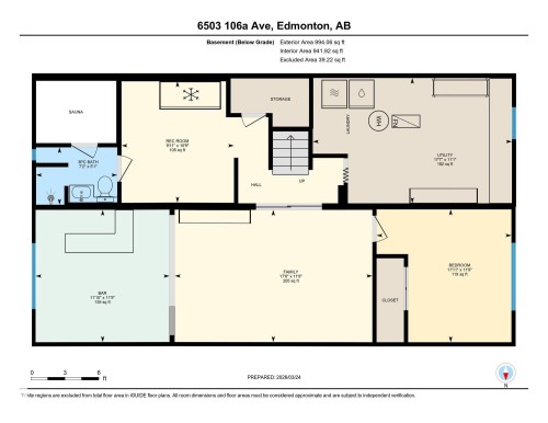 Floor plan - 6503 106A Avenue, Edmonton, AB - Other