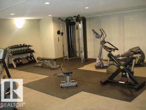 1118 330 Clareview Station Drive, Edmonton, AB - Indoor Photo Showing Gym Room