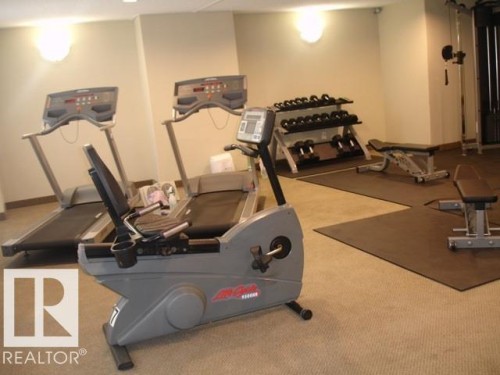 1204 330 Clareview Station Drive, Edmonton, AB - Indoor Photo Showing Gym Room