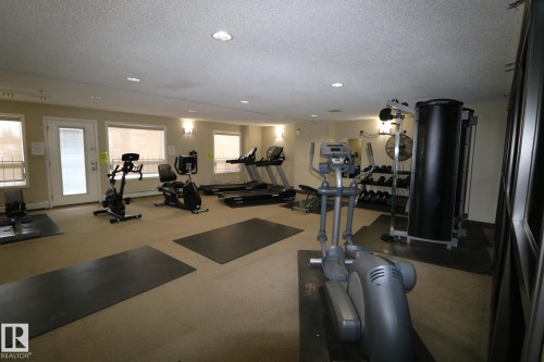 1204 330 Clareview Station Drive, Edmonton, AB - Indoor Photo Showing Gym Room