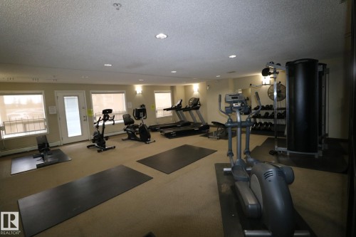1204 330 Clareview Station Drive, Edmonton, AB - Indoor Photo Showing Gym Room