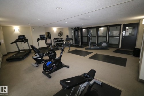 1204 330 Clareview Station Drive, Edmonton, AB - Indoor Photo Showing Gym Room