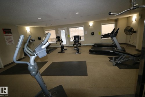 1204 330 Clareview Station Drive, Edmonton, AB - Indoor Photo Showing Gym Room