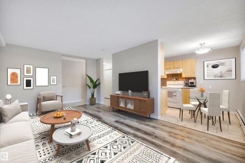 105 10149 83 Avenue, Edmonton, AB - Indoor Photo Showing Living Room
