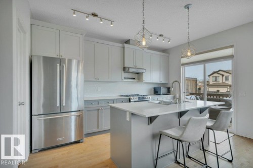 20936 95 Avenue, Edmonton, AB - Indoor Photo Showing Kitchen With Upgraded Kitchen