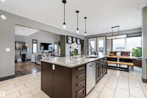 2508 59 Avenue, Rural Leduc County, AB - Indoor Photo Showing Kitchen With Upgraded Kitchen